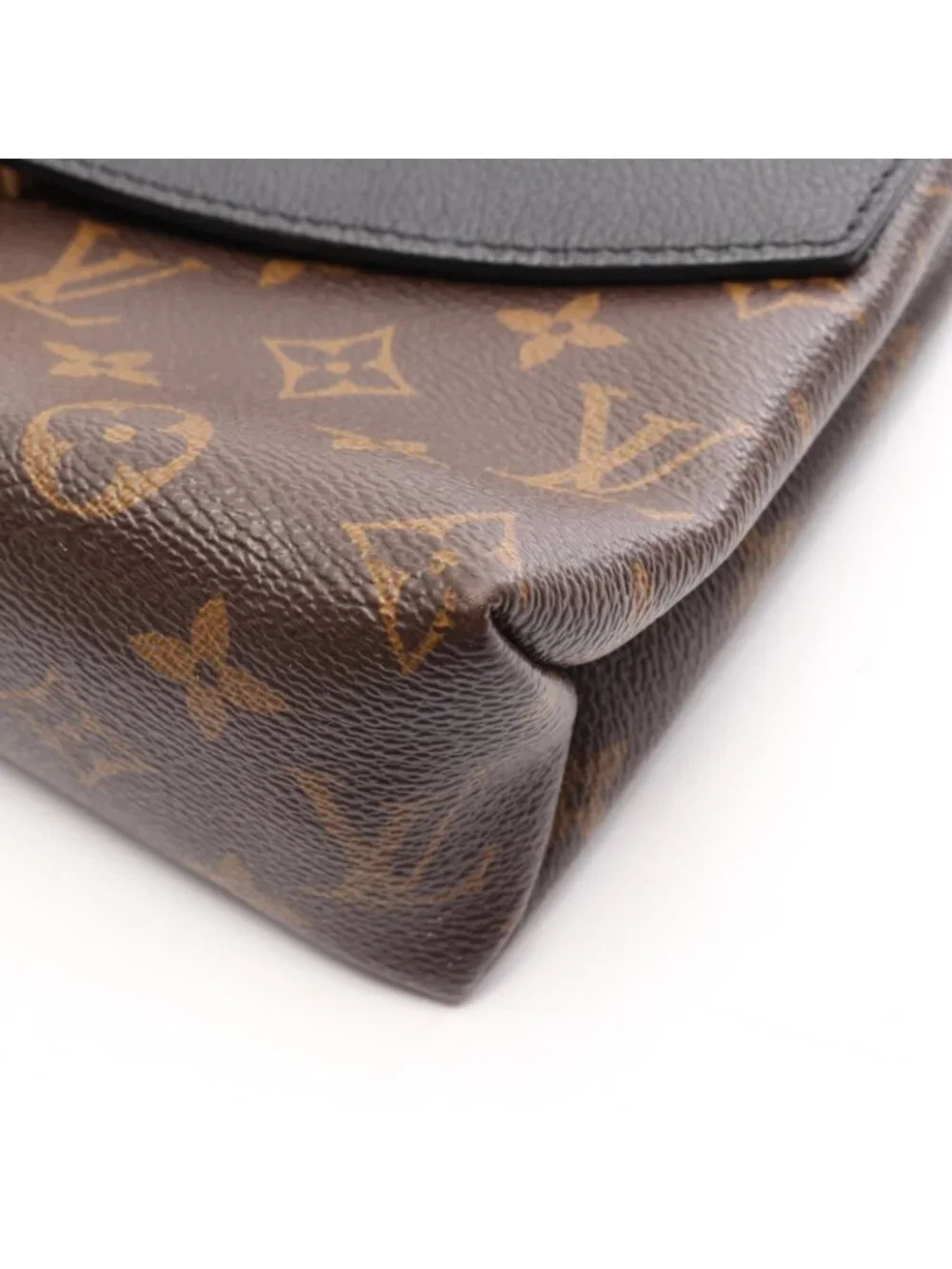 Louis Vuitton Shoulder Bag Sun Placido Monogram Noir Canvas Leather